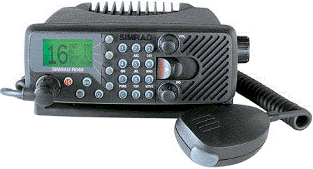 Radio VHF Simrad con DSC